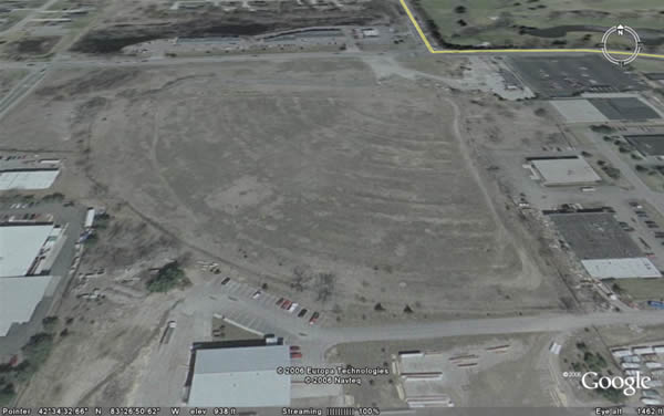 Commerce Drive-In Theatre - Google Earth
